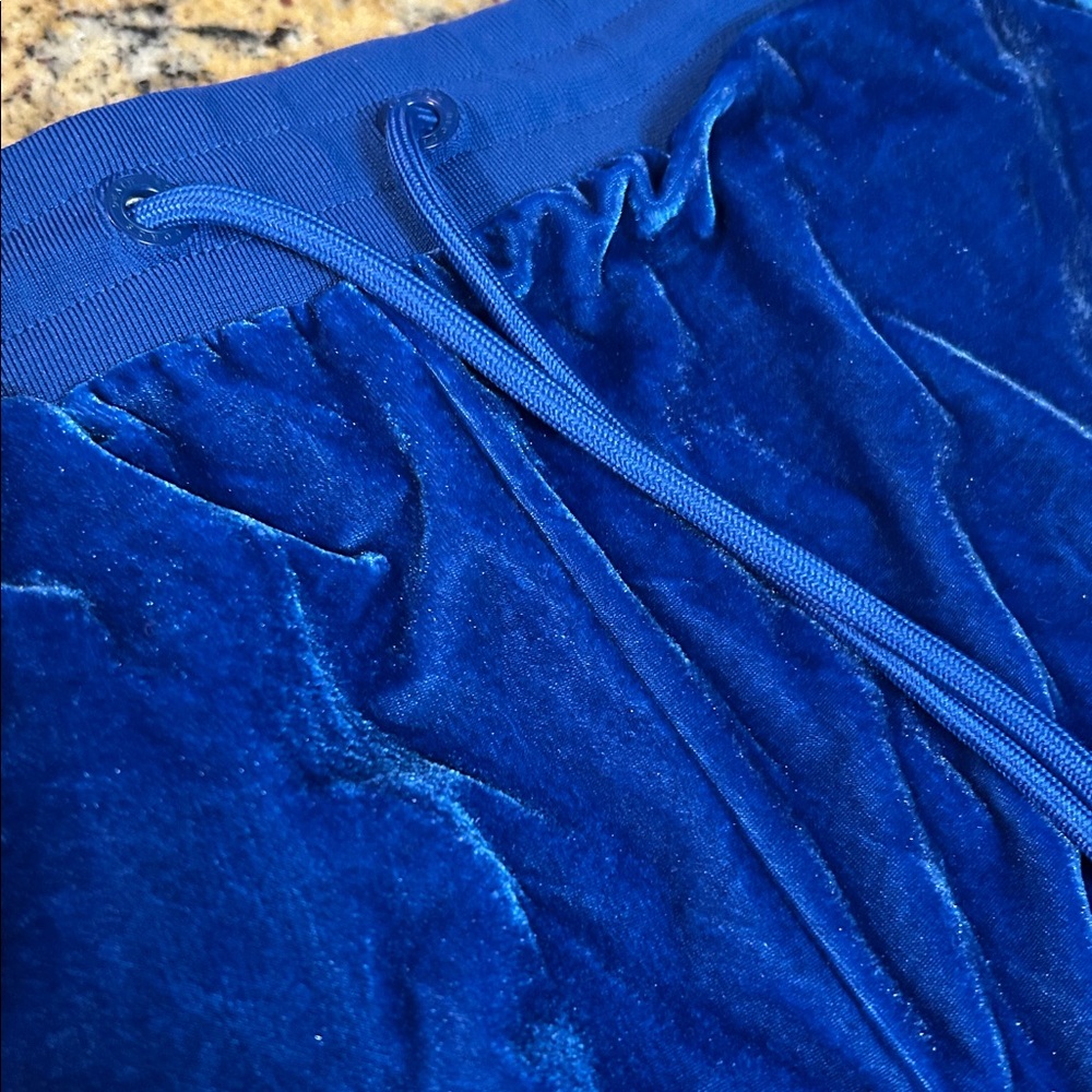 Death Row Records velvet velour joggers blue orange XXL - Picture 4 of 9